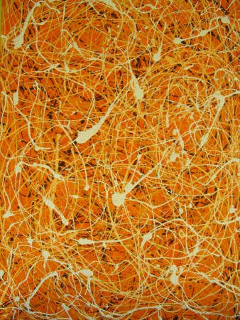 Oranžový 70x50 - PREDANÝ